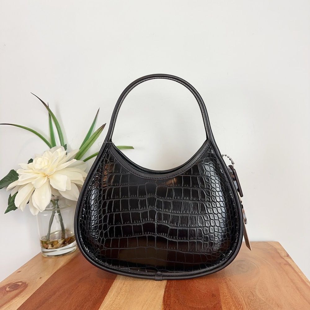 NWT Coach Ergo Bag In‎ Croc Embossed Coachtopia Leather